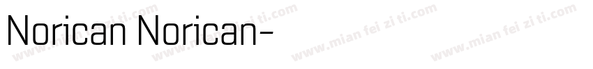 Norican Norican字体转换